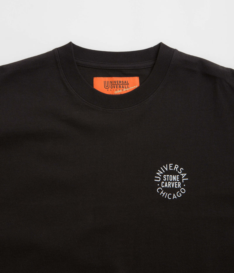 Universal Overall Historical Logo T-Shirt in Black