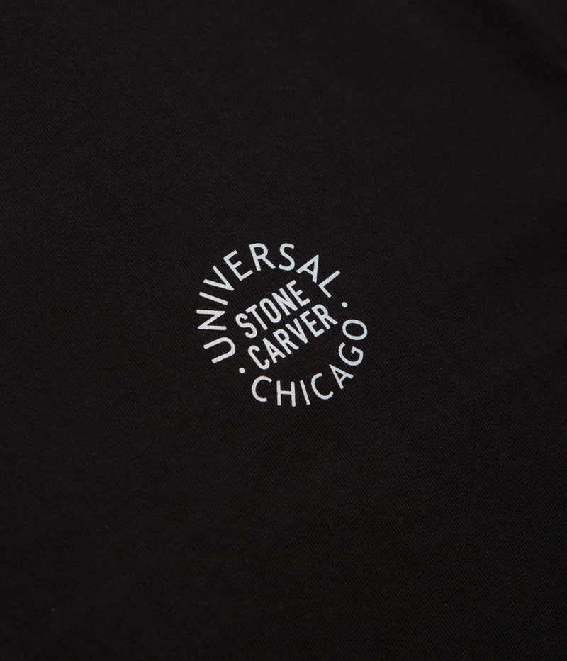 Universal Overall Historical Logo T-Shirt in Black
