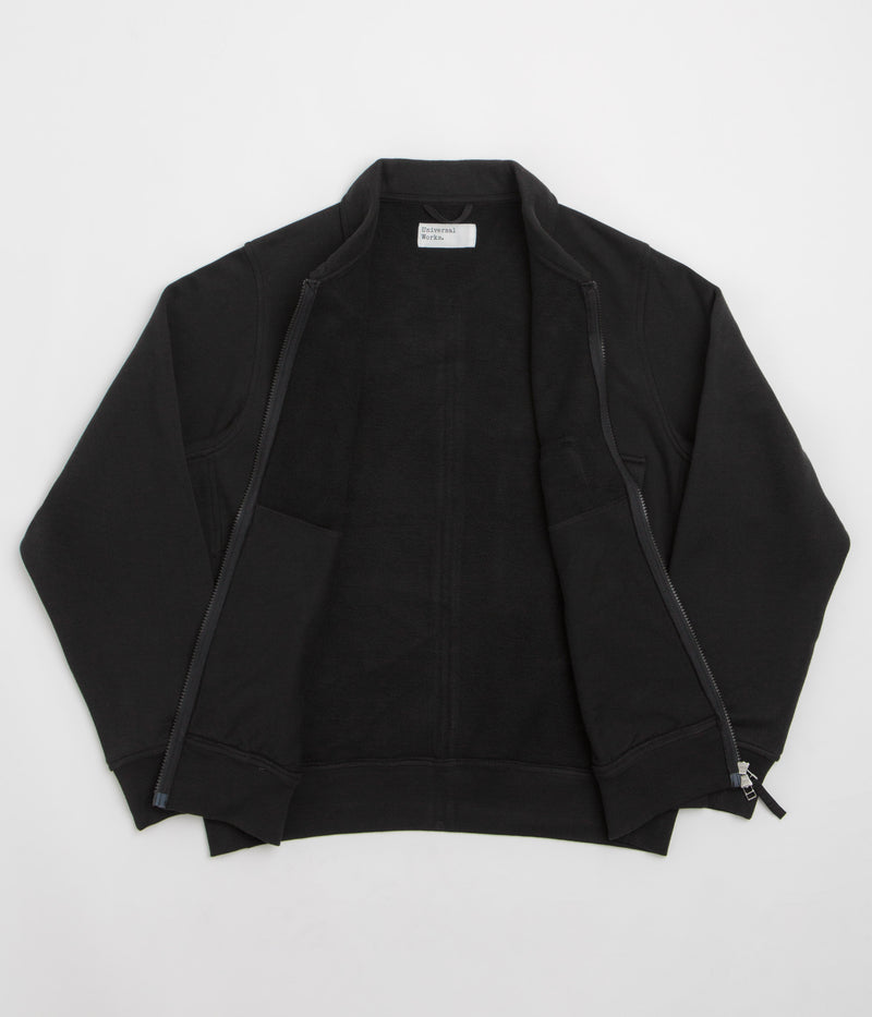 Universal Works Tyler Sweat Jacket in Black