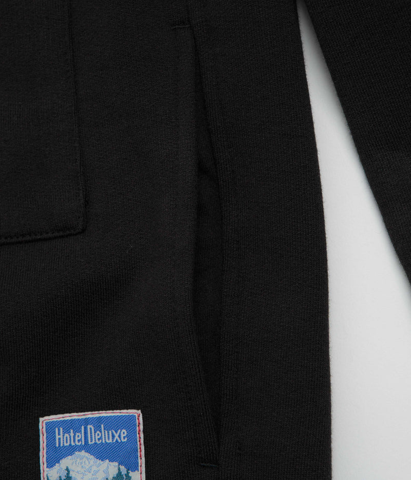 Universal Works Tyler Sweat Jacket in Black