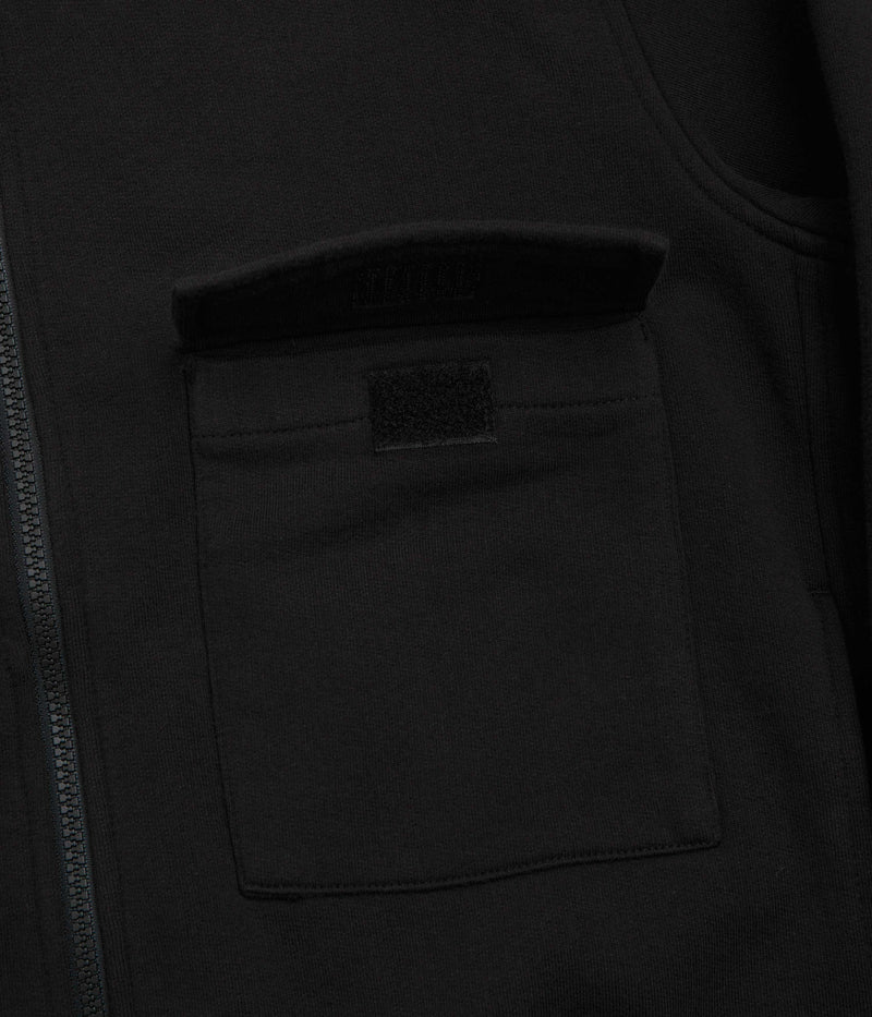 Universal Works Tyler Sweat Jacket in Black