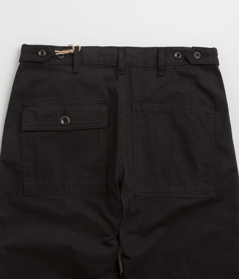 Uskees 5005 Twill Workwear Pants in Black