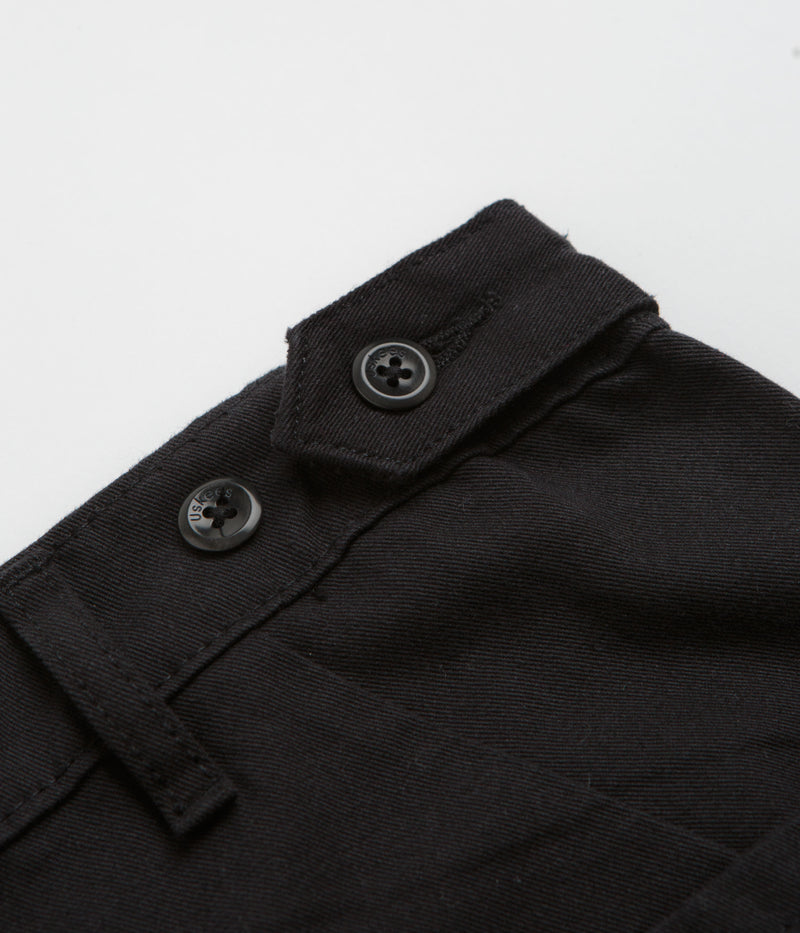 Uskees 5005 Twill Workwear Pants in Black