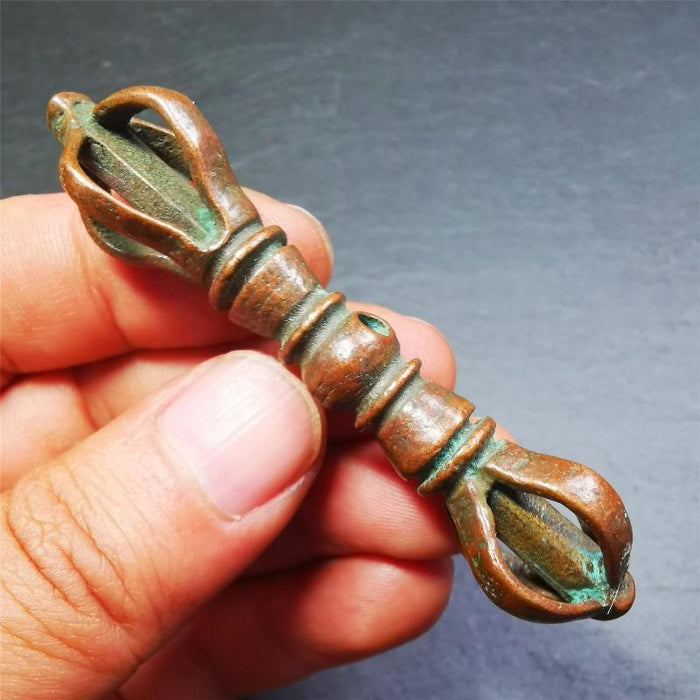 Vajra 2.76" - Tibetan Buddhist vajra, view 7