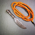 Vajra Knife 6.3" - Tibetan Buddhist vajra, front view