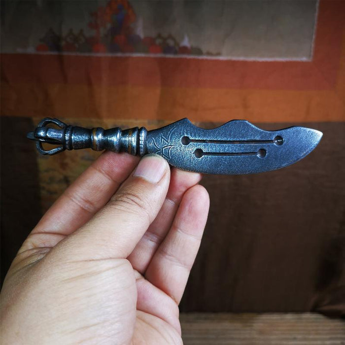Vajra Knife 6.3" - Tibetan Buddhist vajra, view 6