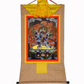 Vajrakilaya-Vajrakumara-Protector Deity - Tibetan thangka painting, view 8