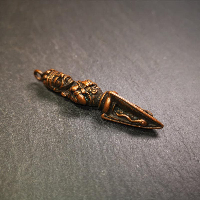 Vajrapani Phurba - 2.36" - Tibetan Buddhist vajra, view 7