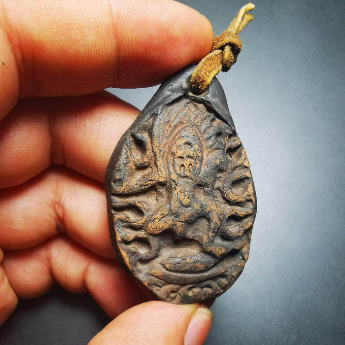 Vajrapani-Tibetan Tsa Tsa Mold Statue - Tibetan tsa tsa mold, view 5