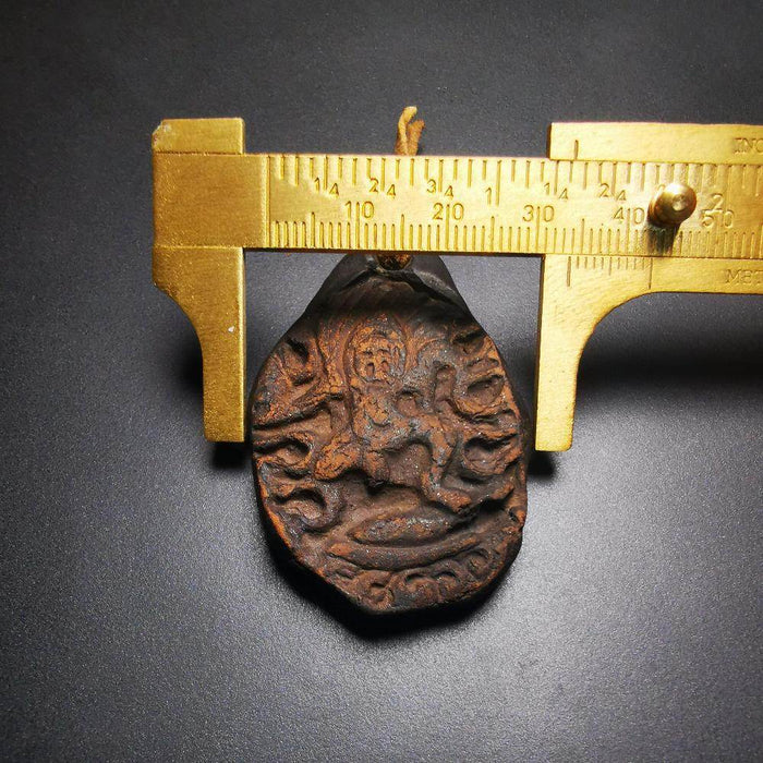 Vajrapani-Tibetan Tsa Tsa Mold Statue - Tibetan tsa tsa mold, view 8