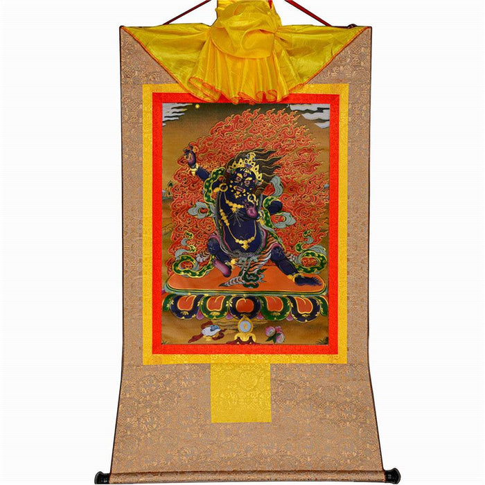 Vajrapani - Tibetan thangka painting, view 8