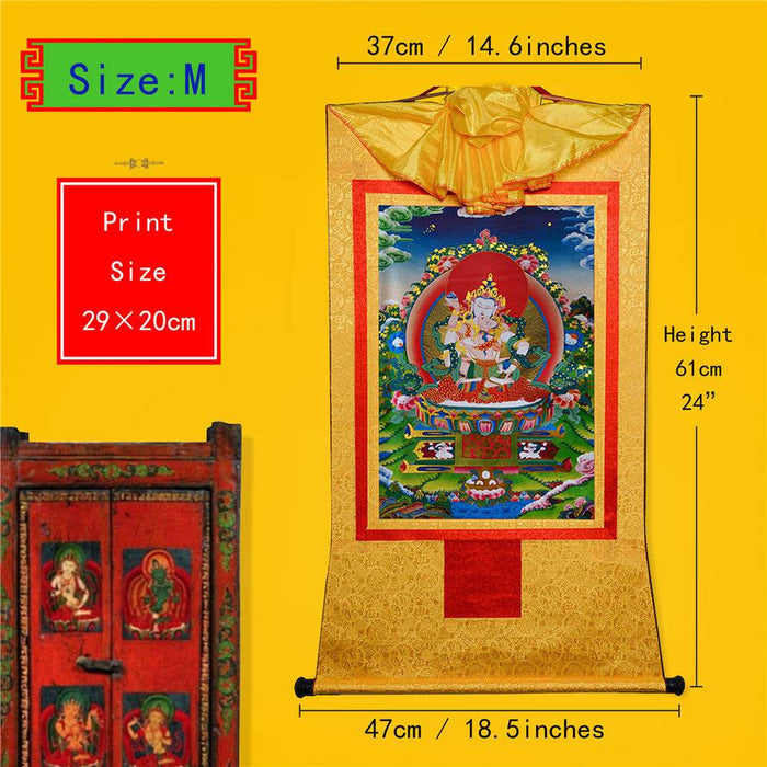 Vajrasatva in Yab Yum,Vajrasattva,Dorje Sempa - Tibetan thangka painting, view 5