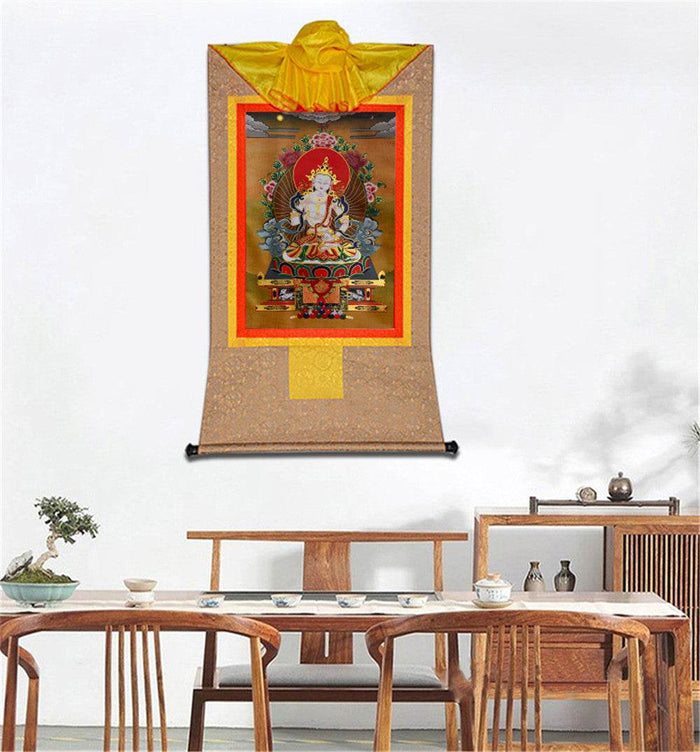 Vajrasatva,Vajrasattva,Dorje Sempa - Tibetan thangka painting, view 7