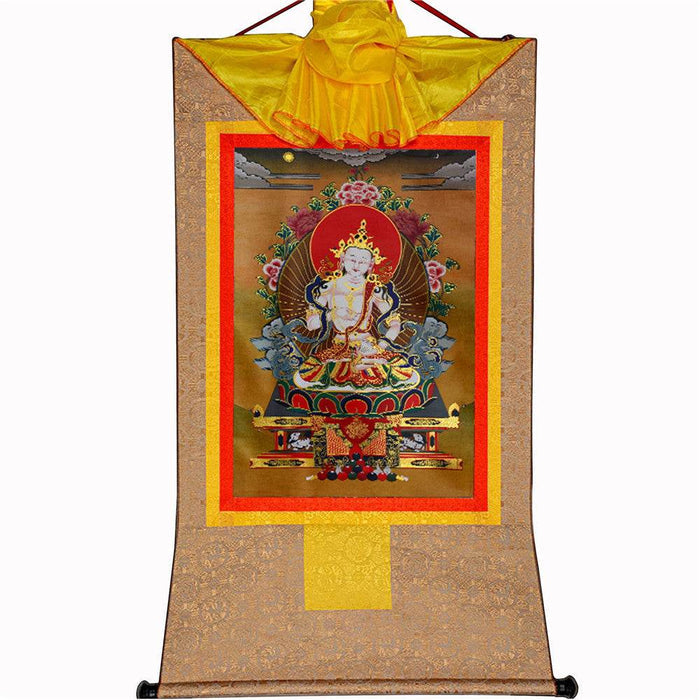 Vajrasatva,Vajrasattva,Dorje Sempa - Tibetan thangka painting, view 8