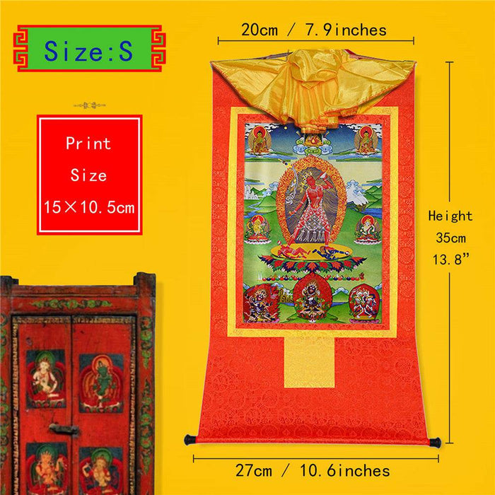 Vajrayogini/Narodakini/Dorje Naljorma/ - Tibetan thangka painting, view 6