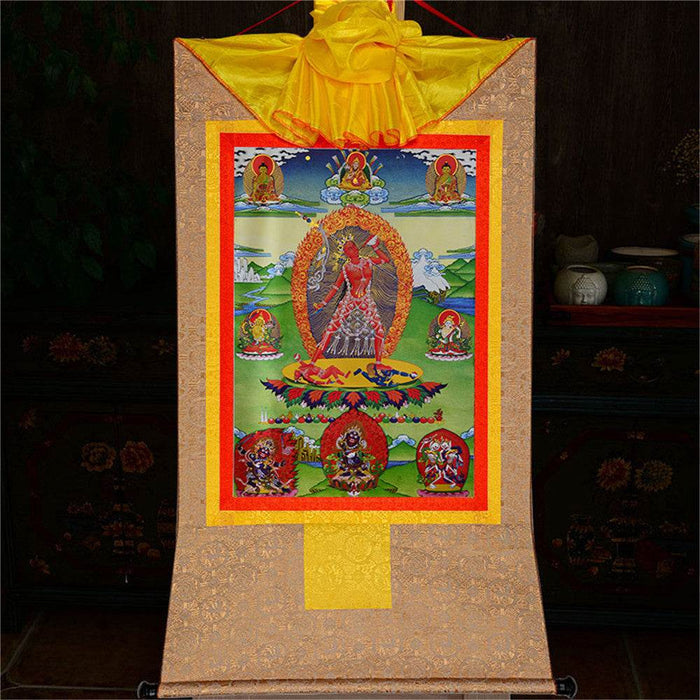 Vajrayogini/Narodakini/Dorje Naljorma/ - Tibetan thangka painting, view 8