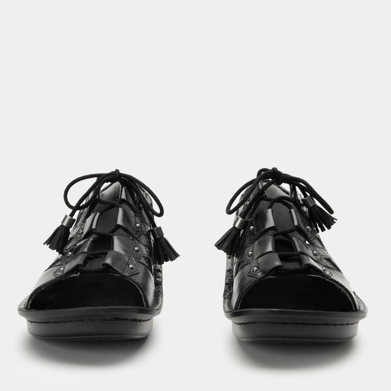 Valerie Noir Sandal | Alegria Shoes