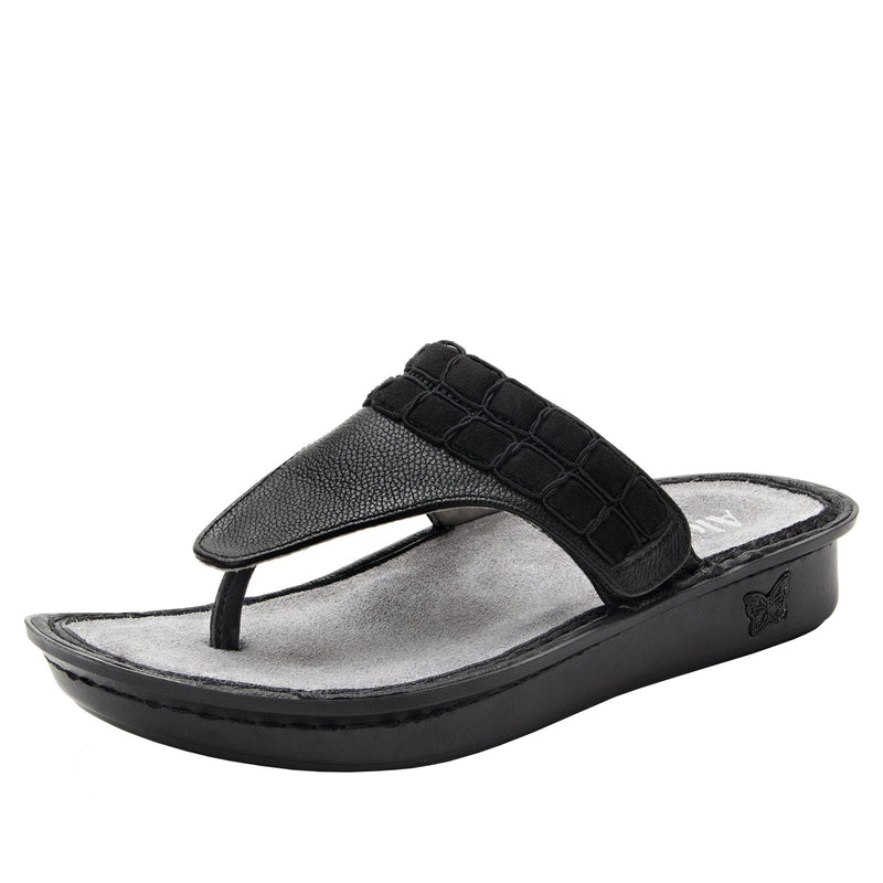 Vanessa Black Upgrade Sandal | Alegria Shoes