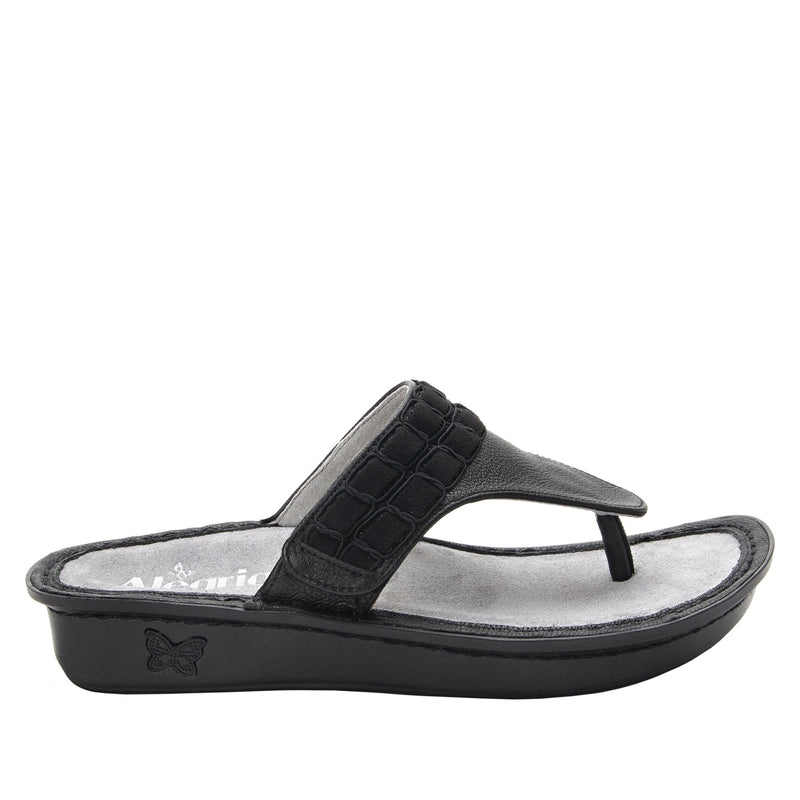 Vanessa Black Upgrade Sandal | Alegria Shoes