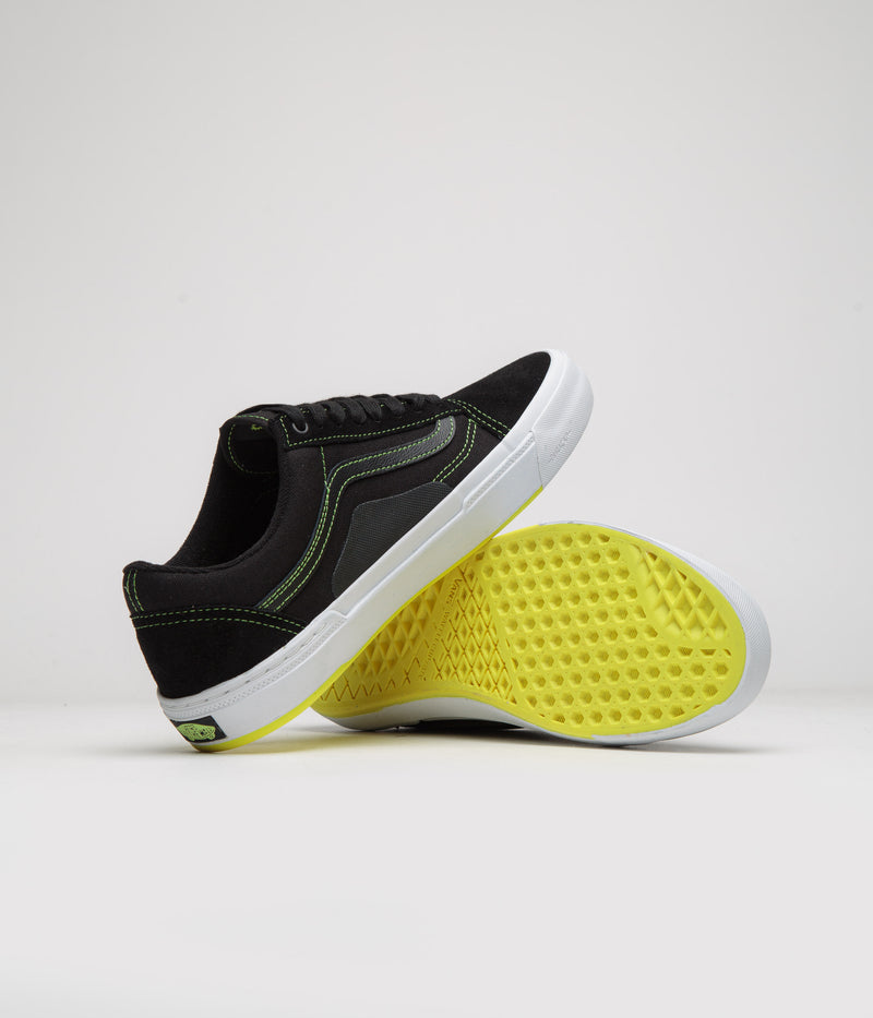 Vans BMX Old Skool Shoes in Black and Neon Yellow
