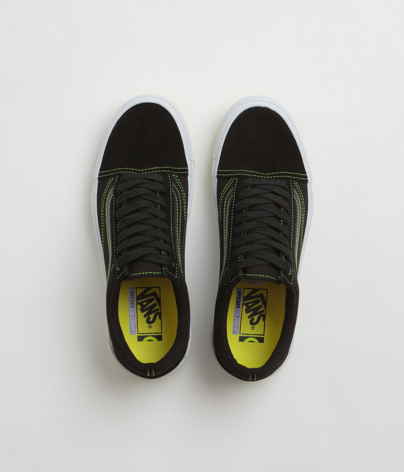 Vans BMX Old Skool Shoes in Black and Neon Yellow