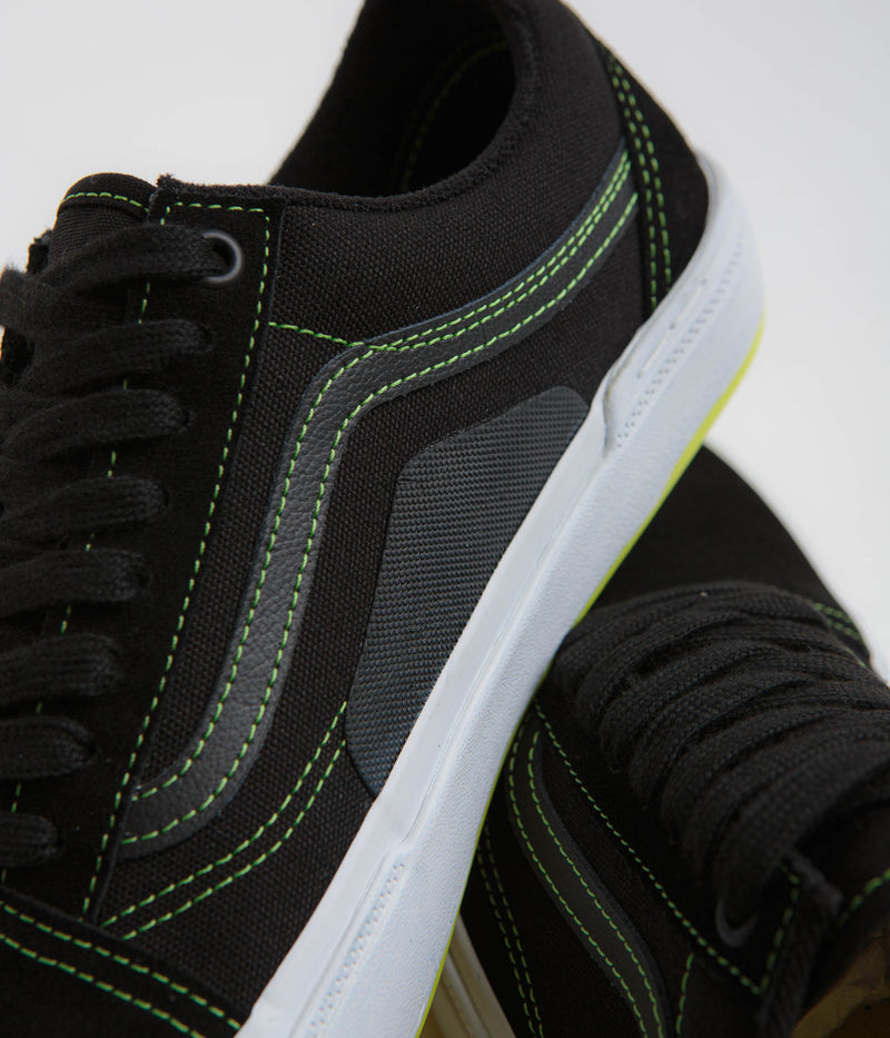 Vans BMX Old Skool Shoes in Black and Neon Yellow
