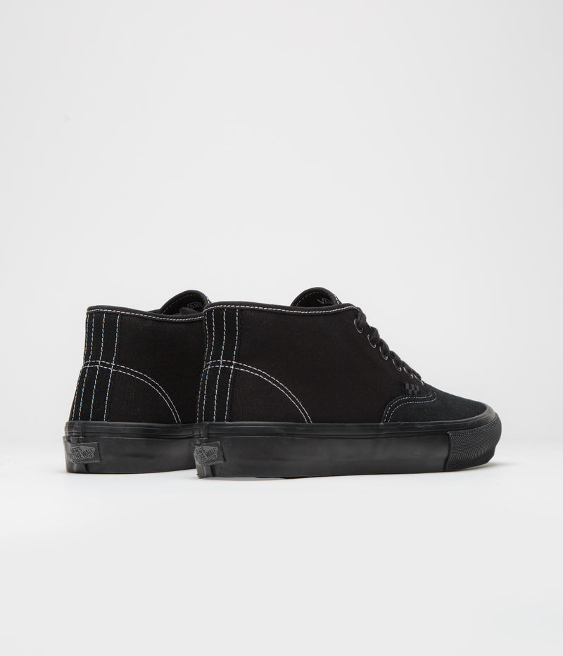 Vans Skate Authentic Mid Shoes in Blackout