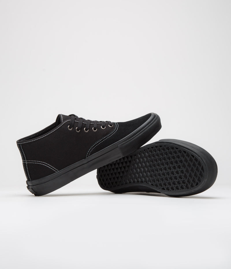 Vans Skate Authentic Mid Shoes in Blackout