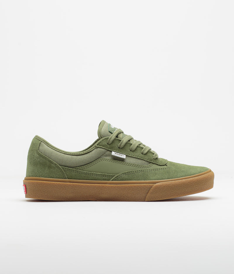 Vans Skate Curren Caples Shoes in Crepe Green and Gum