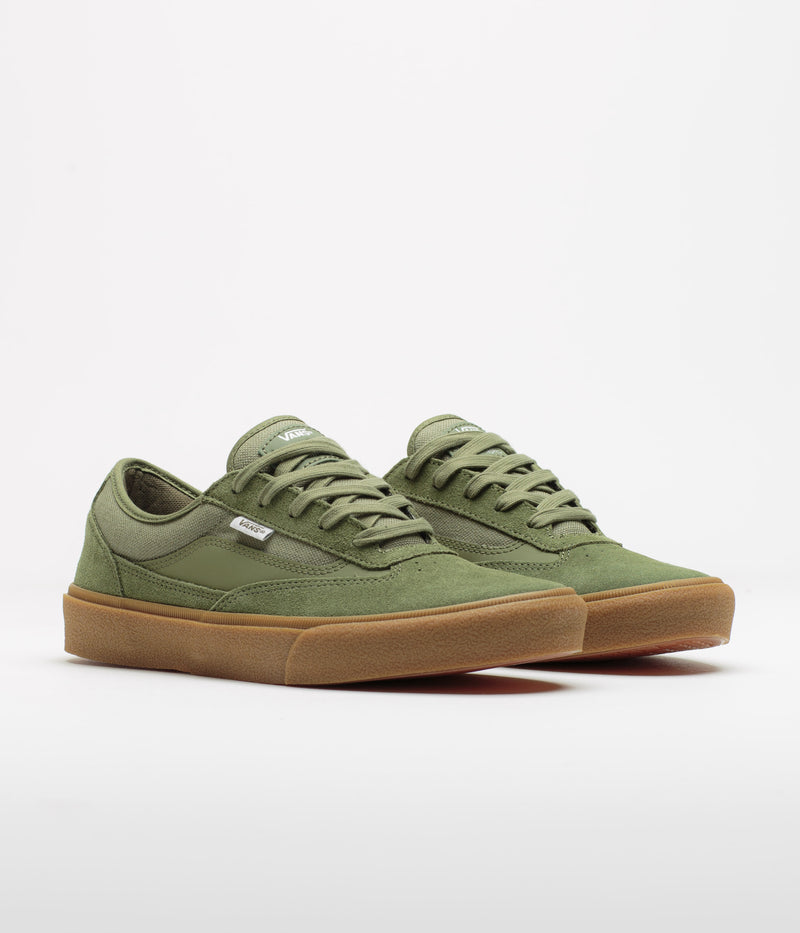 Vans Skate Curren Caples Shoes in Crepe Green and Gum