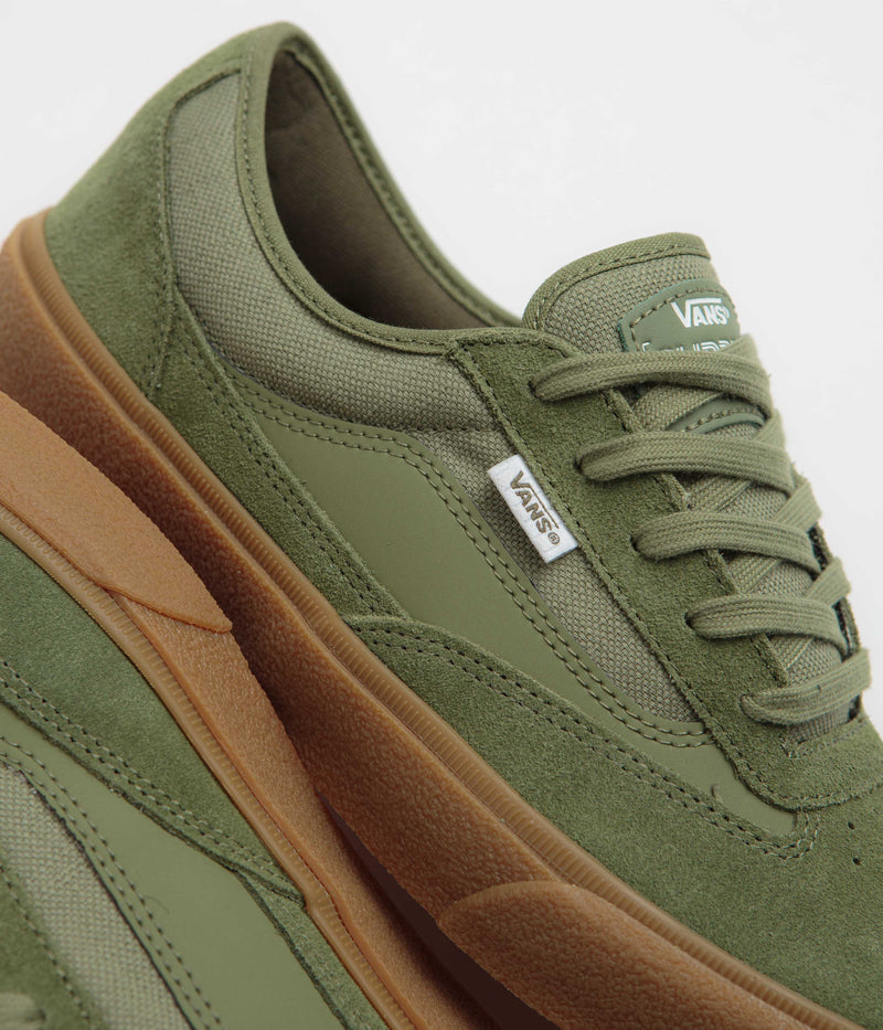 Vans Skate Curren Caples Shoes in Crepe Green and Gum