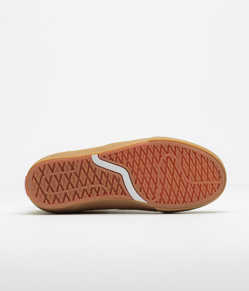 Vans Skate Curren Caples Shoes in Crepe Green and Gum