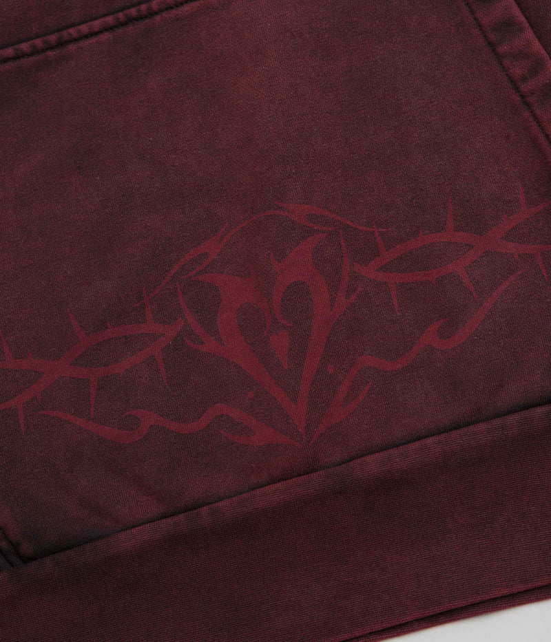Vans Skate Dayana Tribal Flame Hoodie in Crimson Haze