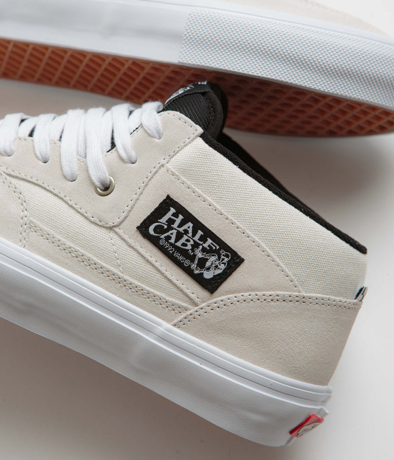 Vans Skate Half Cab Shoes in Blanc De Blanc