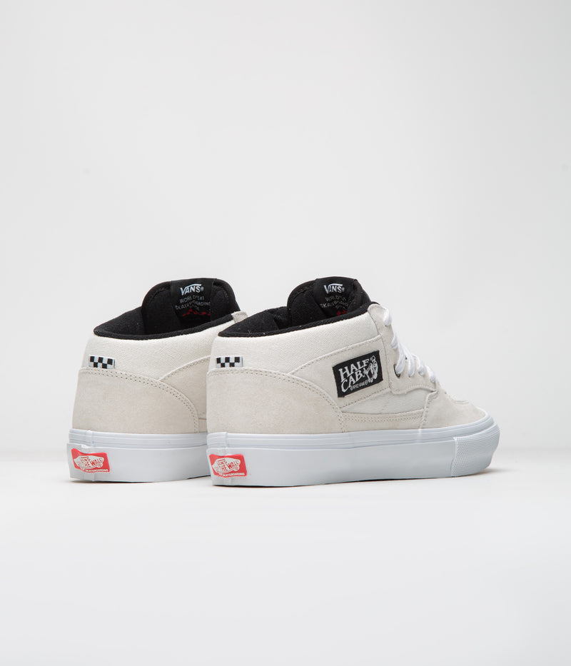 Vans Skate Half Cab Shoes in Blanc De Blanc