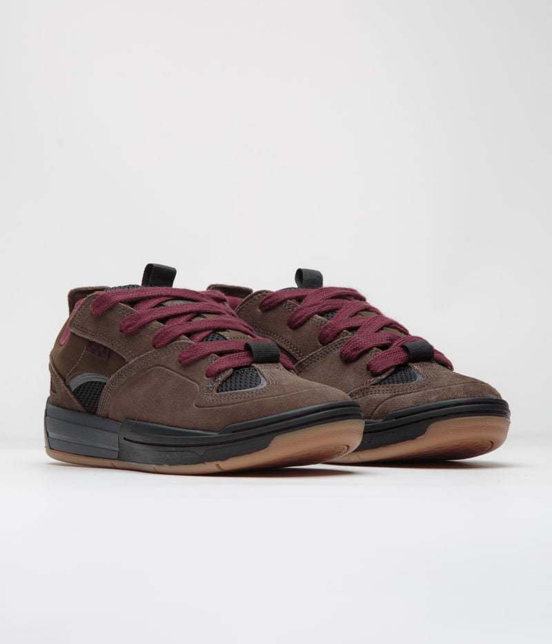 Vans Skate Mixxa Shoes in Brown and Black