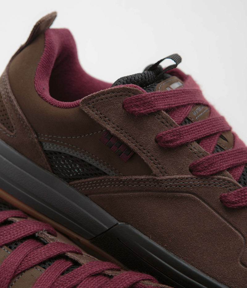 Vans Skate Mixxa Shoes in Brown and Black