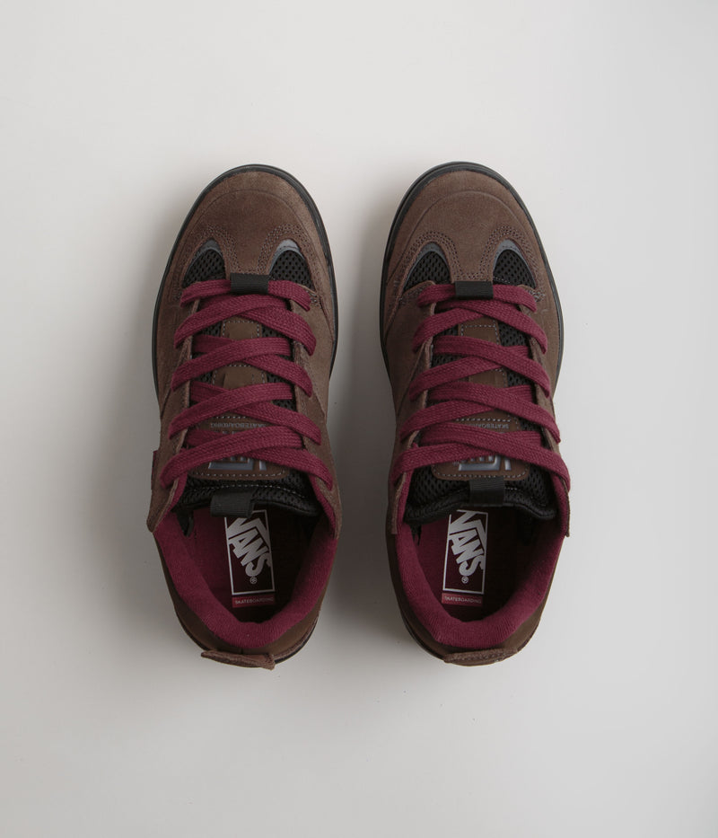Vans Skate Mixxa Shoes in Brown and Black