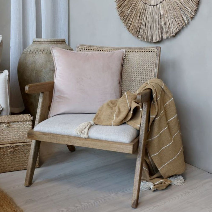 Velour Dusty Rose Cushion