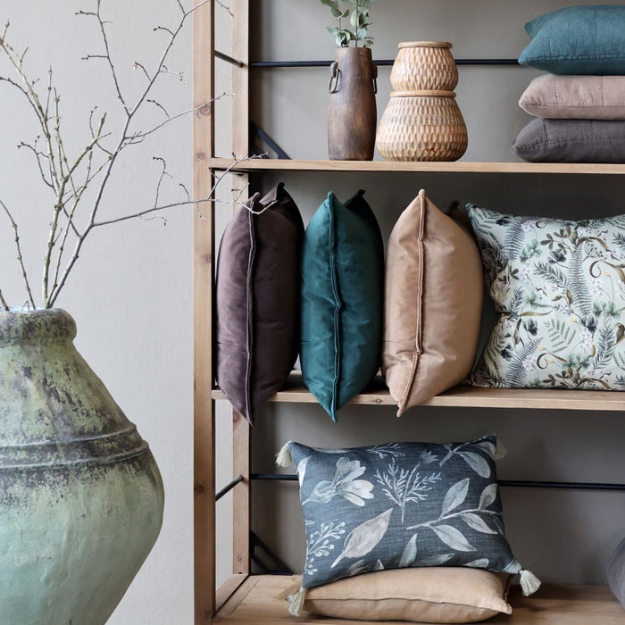 Velour Mocca Cushion