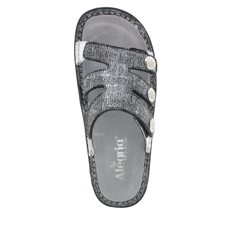 Venice Chirpy Pewter Sandal | Alegria Shoes