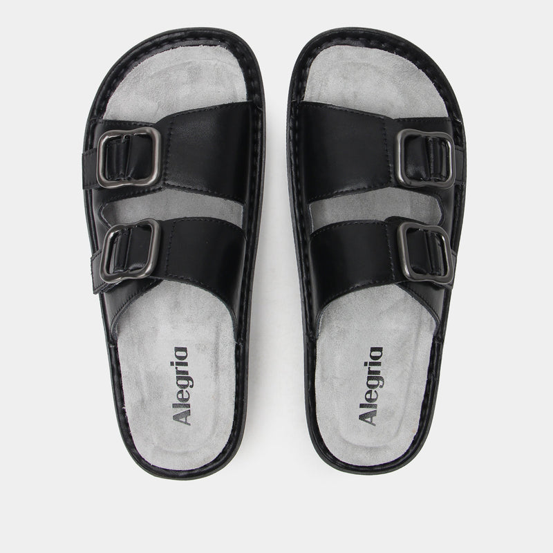 Verah Black Sandal | Alegria Shoes