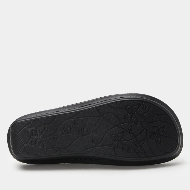 Verah Black Sandal | Alegria Shoes