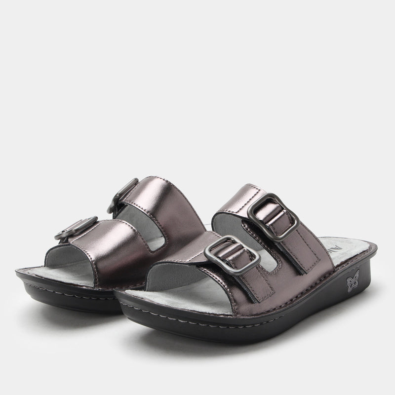 Verah Pewter Power Sandal | Alegria Shoes