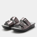 Verah Pewter Power Sandal | Alegria Shoes