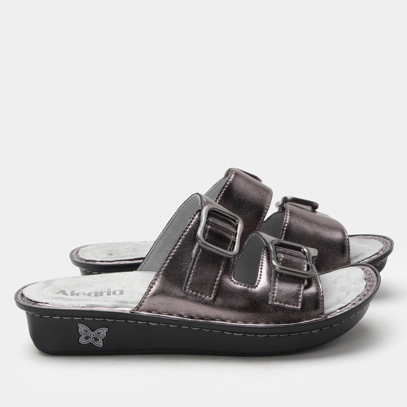 Verah Pewter Power Sandal | Alegria Shoes