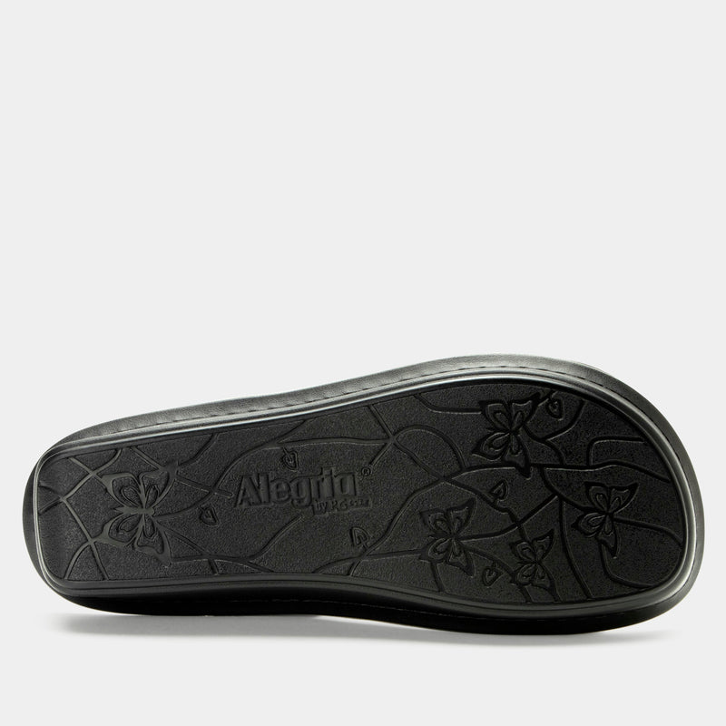 Verona Basketry Black Sandal | Alegria Shoes