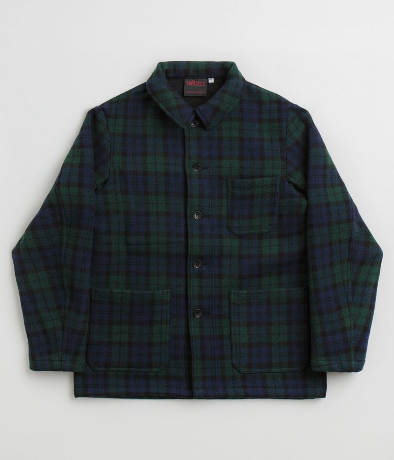 Vetra No.4 Melton Workwear Jacket in Blackwatch