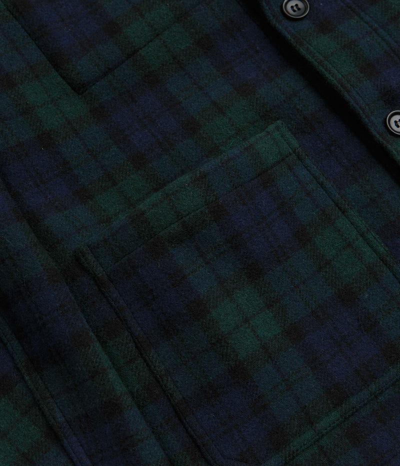 Vetra No.4 Melton Workwear Jacket in Blackwatch