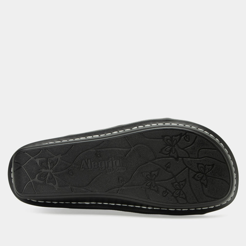 Victoriah Basketry White Sandal | Alegria Shoes